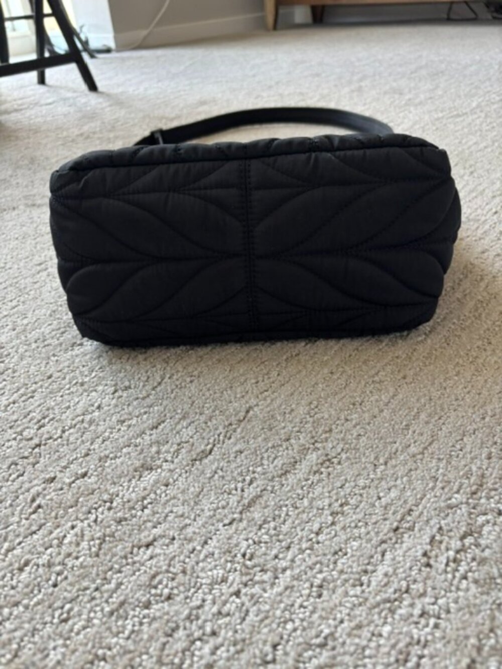 kate spade Quilted Black Nylon Crossbody Bag in Perfect Condition - Picture 4 of 5